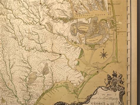 Collet Map Of North Carolina 1770