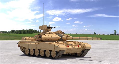 T 90s Bhishma Indian Army 3d Model 199 Fbx Obj Max Free3d