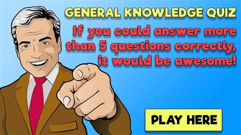 General Knowledge Quiz Youtube