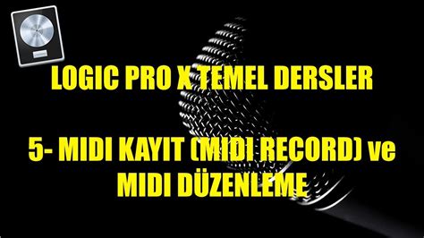Drum loops for logic pro x are in aiff format for apple loops. Logic Pro X Midi kayıt, midi düzenleme, piano roll, drum ...
