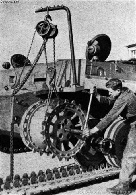 Installing A Drive Sprocket On A Tiger 1 Using A Specialty Designed