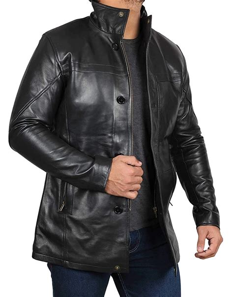 Pin On Leather Jacket For Men