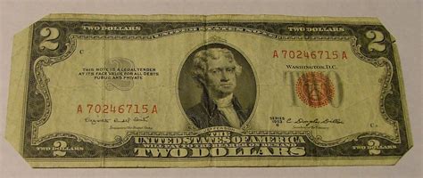 1953b 2 Dollar Bill Currently My Oldest Example Of Us Pape Flickr
