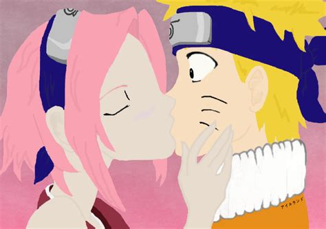 Sakura And Naruto Kiss Color By Erisxchaos On Deviantart
