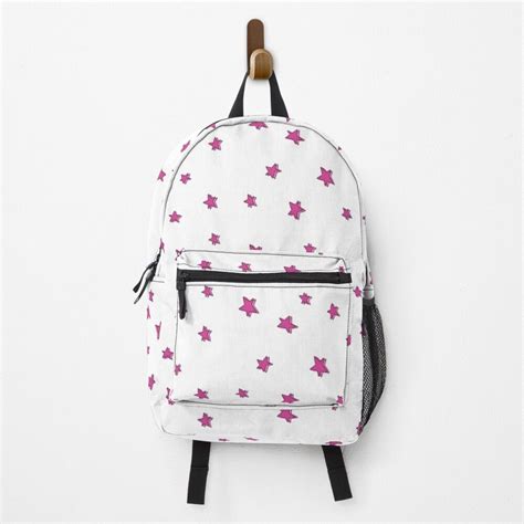 Pink Stars Backpack By Sarah Freeman Pink Stars Laptop Pocket Bags