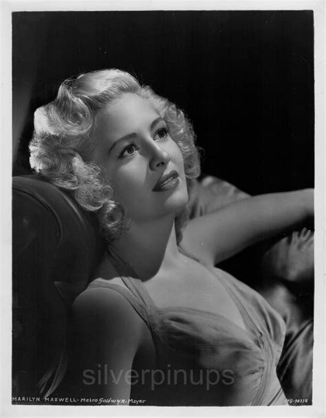 Orig 1942 Marilyn Maxwell Luminous Blonde Mgm Glamour Portrait Film