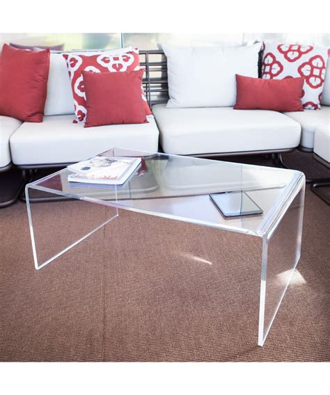 Rated 4.5 out of 5 stars. Acrylic coffee table cm 100x60 lucyte clear side table ...