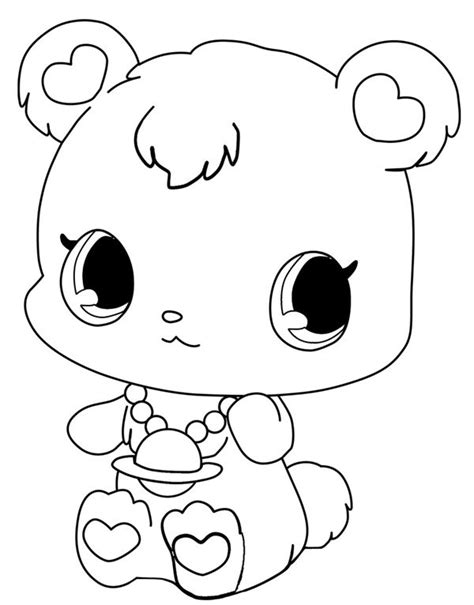 Jewelpet Coloring Pages Coloring Home