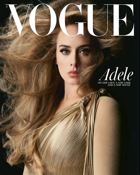 Adele Covers Both American And British Vogue Complete With Two Separate Interviews And Photo Shoots