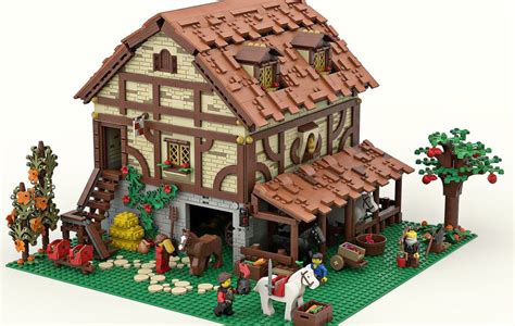 Lego Moc Medieval Stables By Legobricking Rebrickable Build With Lego