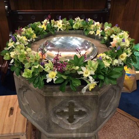 Flower Arrangements For Church Font Idalias Salon