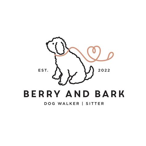 Berry and Bark Dog Care — Kaori Drome Graphic Design
