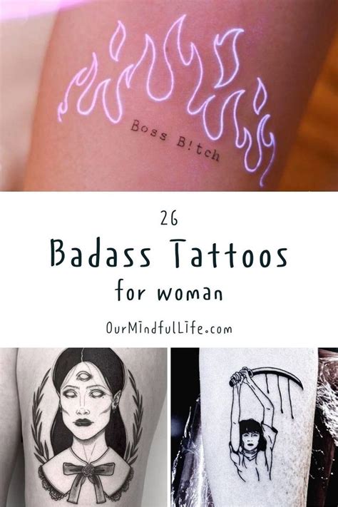 38 Stunning Badass Tattoos For Women With An Attitude Empowering Tattoos Badass Tattoos