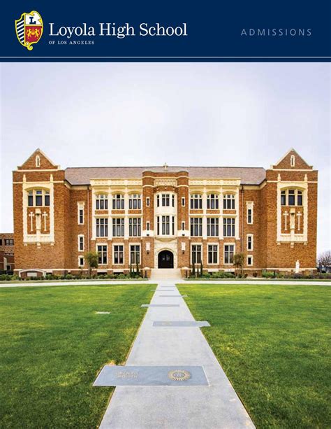 Loyola High School Of Los Angeles Admissions Viewbook By Loyola High
