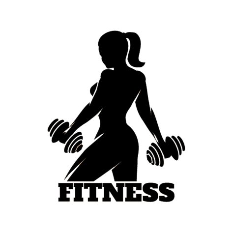 Physical Fitness Fitness Centre Silhouette Woman Dumbbell Png Download 567567 Free