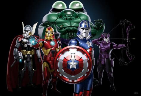 Geek Art Gallery Mash Up Marvel Clone Troopers