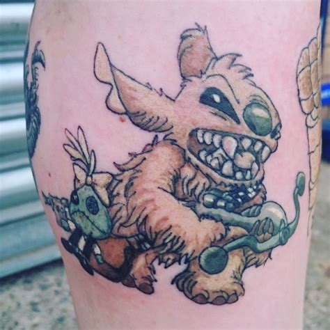 Inked Wednesday 99 Stitch Mash Ups Tiki Tattoo And