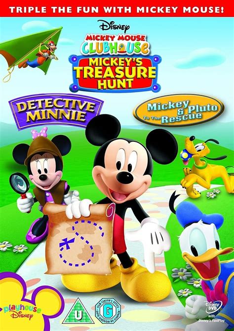 Mickey Mouse Clubhouse Treasure Hunt Detective Minnie And Pluto To The Rescuedvd Ebay