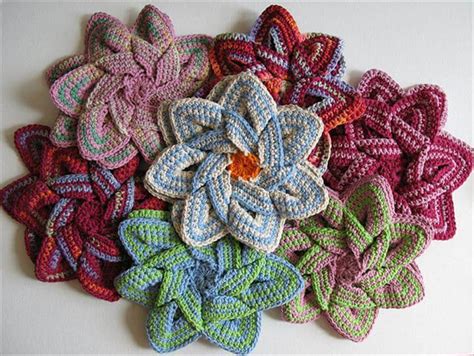 34 Easy Quick Crochet Flowers Pattern