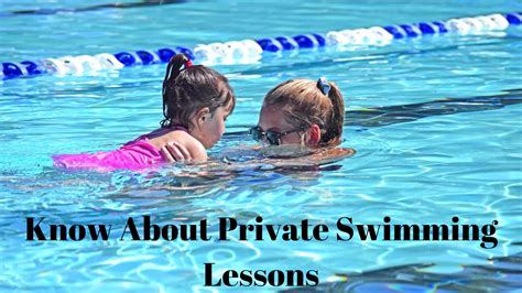 Things To Know About Private Swimming Lessons