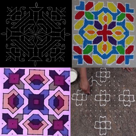 5 Impressive 14 Dots Rangoli Designs With Images Styles At Life