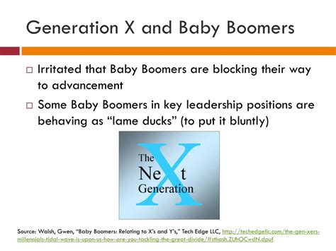 Ppt From One Generation To Another Mentoring Gen Xers And