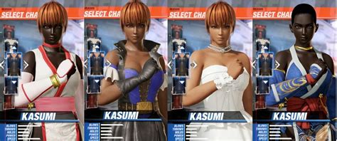 Mod Doa6 Pc Mod Kasumi Black Skin And Cut Hair Dead Or Alive