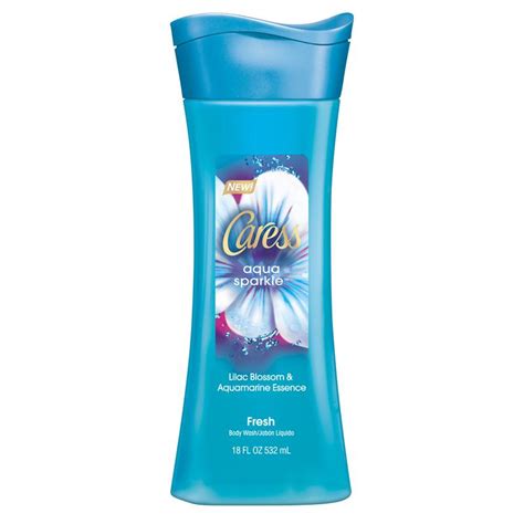Caress Aqua Sparkle Body Wash Skin Cleanser Lilac