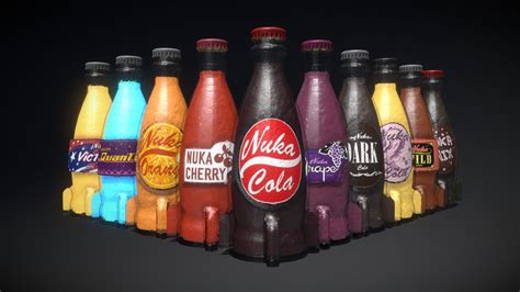 Nuka Cola All Flavours Fallout D Model By Angel Cormier Angelcormier E D Dd