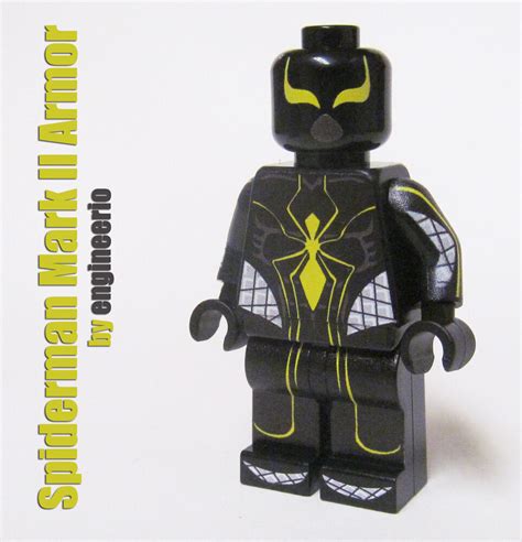 Lego Custom Spiderman Mark Ii 2 Armor Marvel