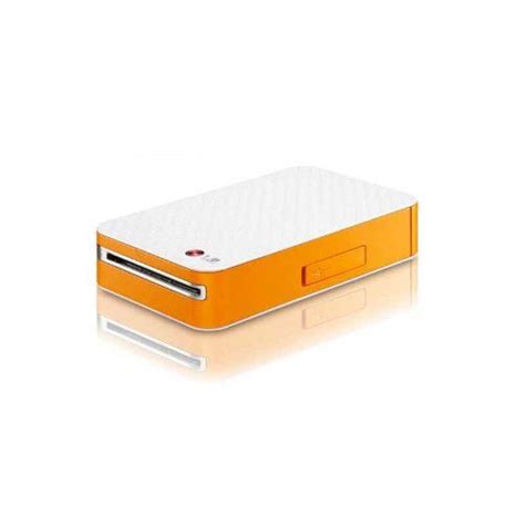 Introducing Lg Pocket Photo Pd221 Orange Mini Mobile Printer For