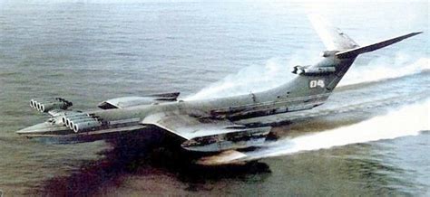 An ekranoplan is a soviet and russian ground effect vehicle that attains sustained flight over a level surface (sea, desert, ice) by making use of the aerodynamic interaction between the wings and the. KM (Ekranoplan) - Wikipedia
