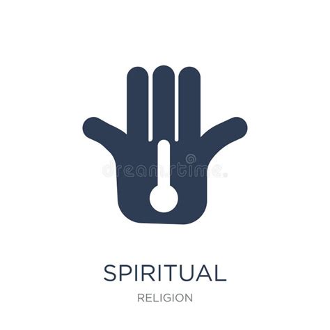 Spiritual Icon Trendy Modern Flat Linear Vector Spiritual Icon Stock