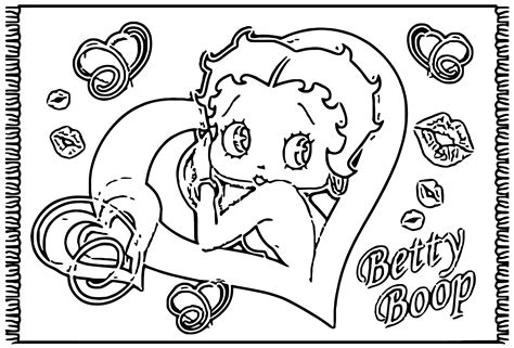 Betty Boop We Coloring Page 211