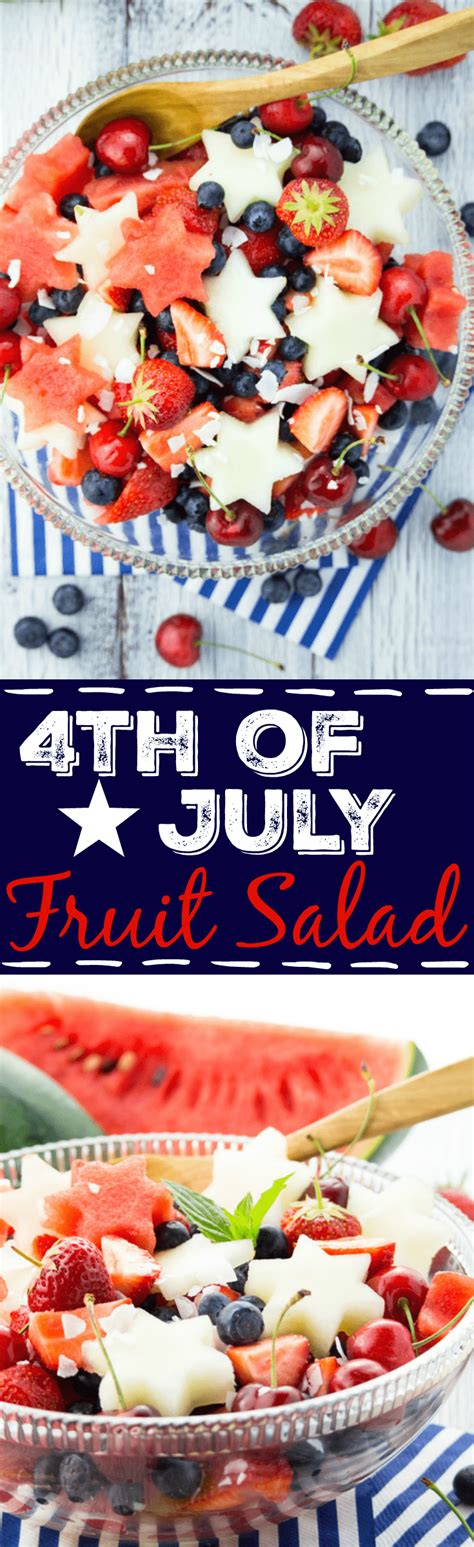 4th Of July Fruit Salad Vegan Heaven