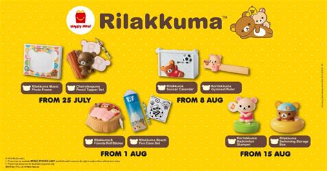 As well, if you're bringing some children along the happy meals also change to include breakfast foods instead. McDonald's Malaysia Introduces Happy Meal Rilakkuma