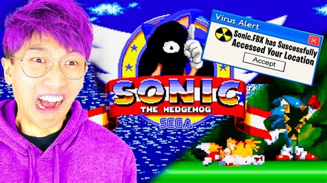 Sonicfbx Hacked Our Computer At 3am Crazy New Sonic Game Youtube