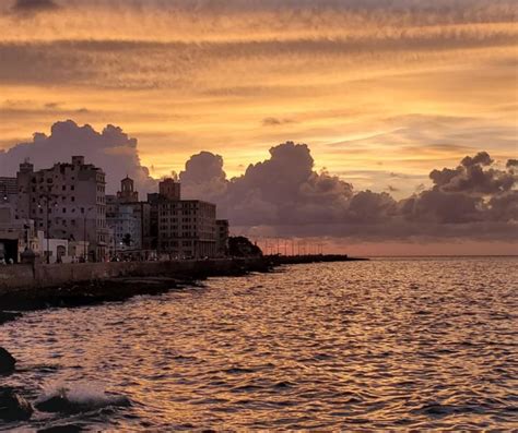 Havana Malecon At Sunset Photo Of The Day Havana Times