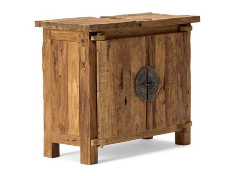 Waschtischunterschrank ventry aus kiefer antik lamellen optik. Badmöbel Waschbeckenunterschrank Massiv Holz Möbel Teak ...