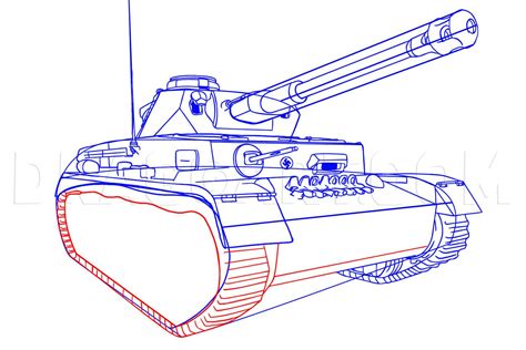 How To Draw A Panzer Tank Step By Step Drawing Guide By Dawn