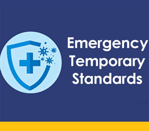 Employer Alert Osha Emergency Temporary Standard Is Imminent
