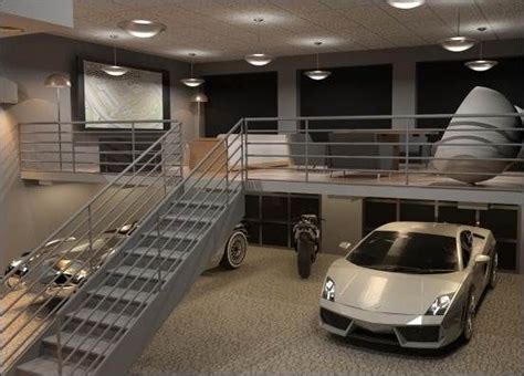 Garage With Loft Design Ideas Decor Design