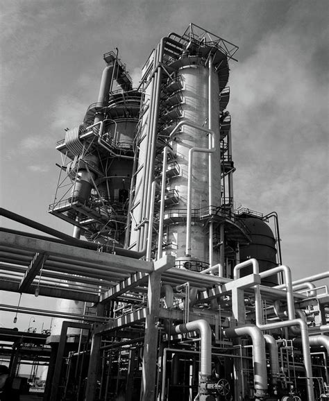 1960s Crude Oil Distillation Tower Photograph By Vintage Images