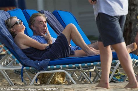 Andrew Lloyd Webber In Barbados With Wife Madeleine Daily Mail Online