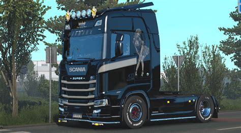 Beauty V8 Skin For Scania S By Kript V11 Ets2 Euro Truck Simulator 2