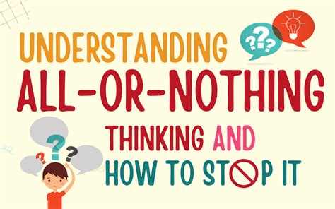 All Or Nothing Thinking Examples And How To Stop It Mental Health