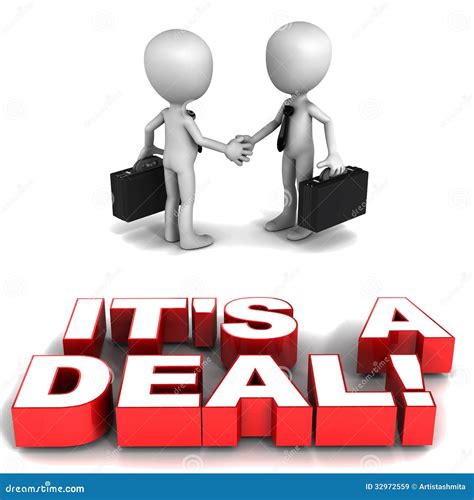 Deal Stock Illustration Illustration Of Mutual Hands 32972559