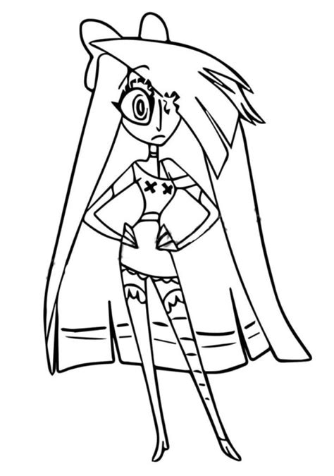 Coloring Pages Hazbin Hotel Download Or Print For Free