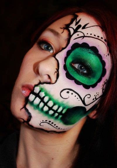 I have been playing around with drawing roses, trying to come up with an easy way to do it for anyone that might like to. Sugar Skull Halloween Homemade Makeup - Halloweenonearth.com | Skull makeup, Sugar skull makeup ...