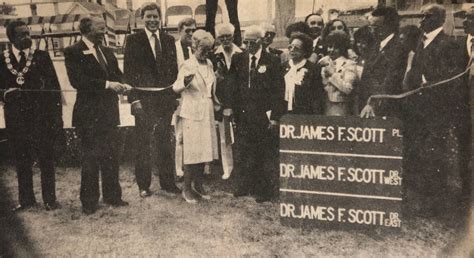 Street Name Dedication Ceremonies Honoring Dr. James F. Scott | Scioto